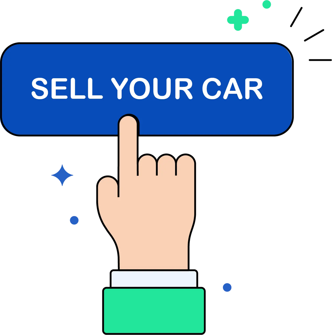 Sell you car icon